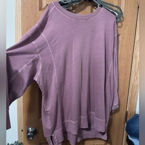 Maurices Mauve V-Neck Blouse